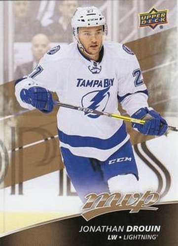#136 Jonathan Drouin - Tampa Bay Lightning - 2017-18 Upper Deck MVP Hockey