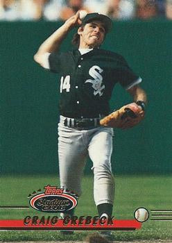 #136 Craig Grebeck - Chicago White Sox - 1993 Stadium Club Baseball