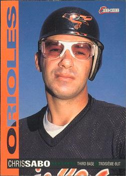 #136 Chris Sabo - Baltimore Orioles - 1994 O-Pee-Chee Baseball