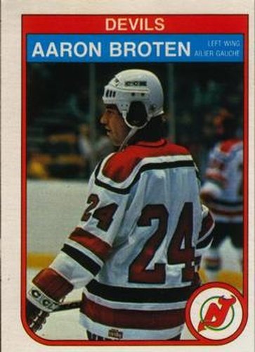 #136 Aaron Broten - New Jersey Devils - 1982-83 O-Pee-Chee Hockey