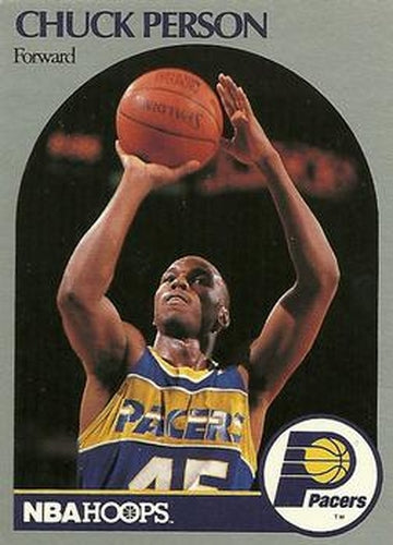 #136 Chuck Person - Indiana Pacers - 1990-91 Hoops Basketball