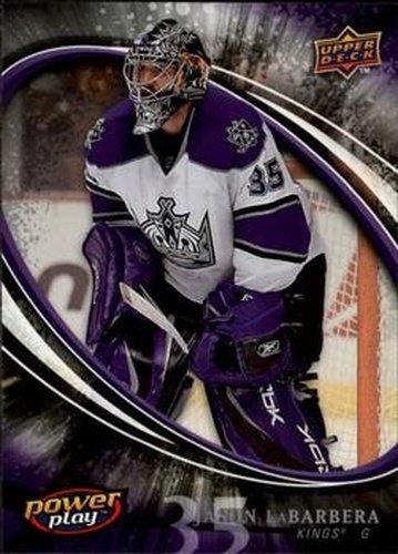 #136 Jason LaBarbera - Los Angeles Kings - 2008-09 Upper Deck Power Play Box Set Hockey