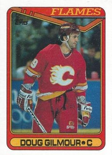 #136 Doug Gilmour - Calgary Flames - 1990-91 Topps Hockey