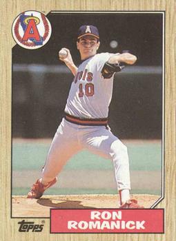 #136 Ron Romanick - California Angels - 1987 Topps Baseball