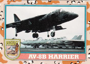 #136 AV-8B Harrier - 1991 Topps Desert Storm