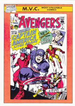 #136 Avengers #4 - 1990 Impel Marvel Universe