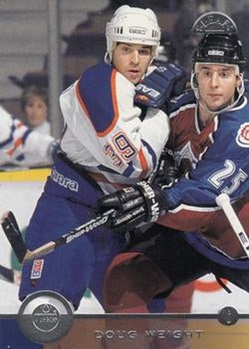 #136 Doug Weight - Edmonton Oilers - 1996-97 Leaf Hockey