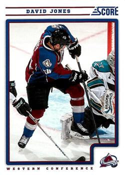 #136 David Jones - Colorado Avalanche - 2012-13 Score Hockey