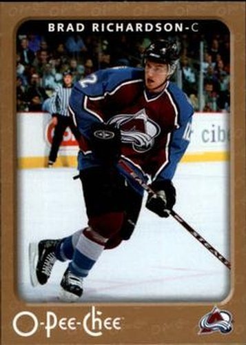 #136 Brad Richardson - Colorado Avalanche - 2006-07 O-Pee-Chee Hockey