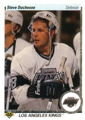 #136 Steve Duchesne - Los Angeles Kings - 1990-91 Upper Deck Hockey