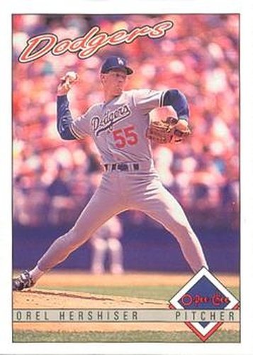 #136 Orel Hershiser - Los Angeles Dodgers - 1993 O-Pee-Chee Baseball