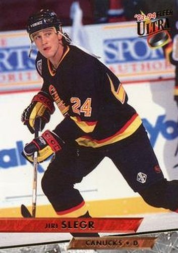 #136 Jiri Slegr - Vancouver Canucks - 1993-94 Ultra Hockey