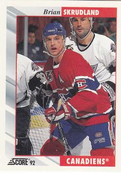 #136 Brian Skrudland - Montreal Canadiens - 1992-93 Score USA Hockey