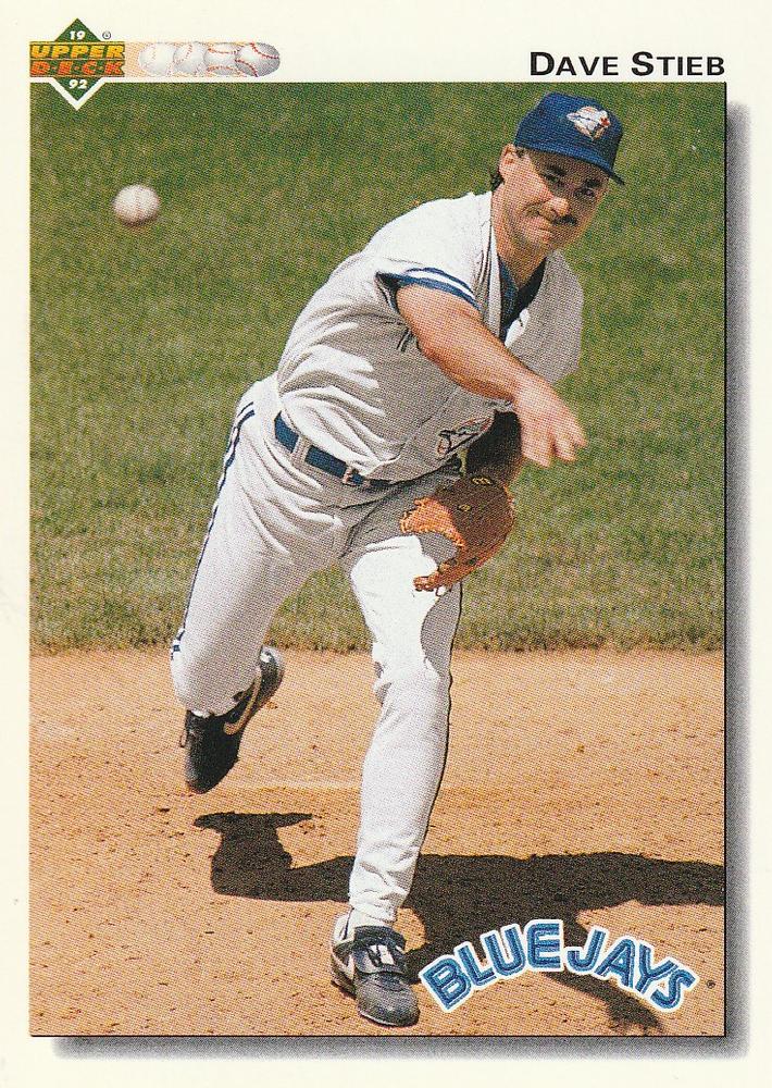 #136 Dave Stieb - Toronto Blue Jays - 1992 Upper Deck Baseball