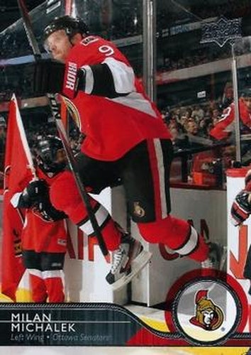 #136 Milan Michalek - Ottawa Senators - 2014-15 Upper Deck Hockey