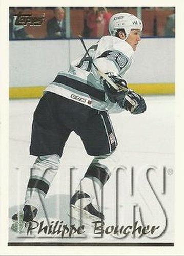 #136 Philippe Boucher - Los Angeles Kings - 1995-96 Topps Hockey
