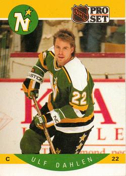 #136 Ulf Dahlen - Minnesota North Stars - 1990-91 Pro Set Hockey