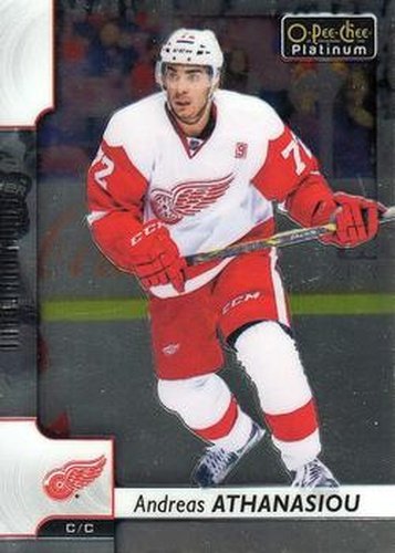 #136 Andreas Athanasiou - Detroit Red Wings - 2017-18 O-Pee-Chee Platinum Hockey