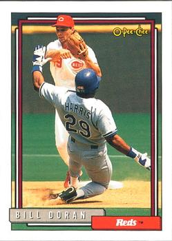 #136 Bill Doran - Cincinnati Reds - 1992 O-Pee-Chee Baseball