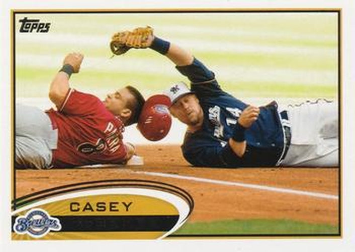 #136 Casey McGehee - Milwaukee Brewers - 2012 Topps Baseball