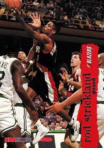 #136 Rod Strickland - Portland Trail Blazers - 1995-96 Hoops Basketball