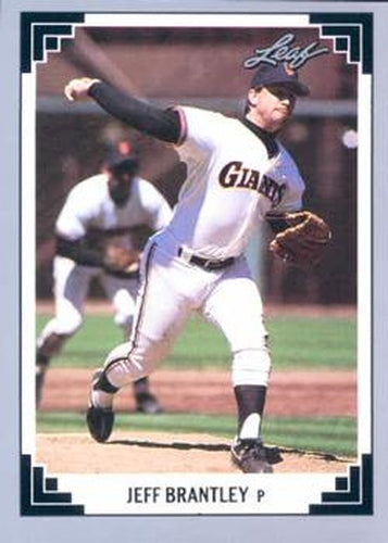 #136 Jeff Brantley - San Francisco Giants - 1991 Leaf Baseball