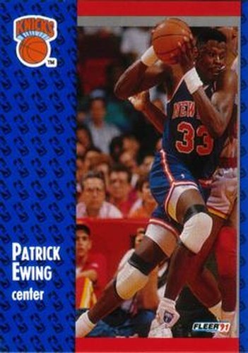 #136 Patrick Ewing - New York Knicks - 1991-92 Fleer Basketball