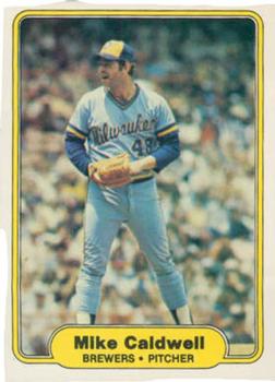 #136 Mike Caldwell - Milwaukee Brewers - 1982 Fleer Baseball