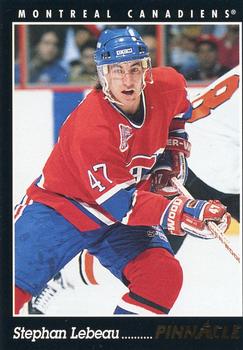 #136 Stephan Lebeau - Montreal Canadiens - 1993-94 Pinnacle Hockey