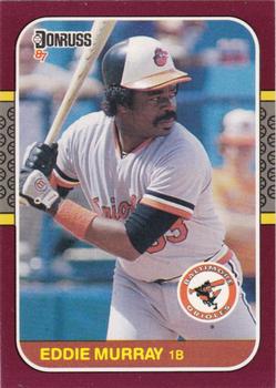 #136 Eddie Murray - Baltimore Orioles - 1987 Donruss Opening Day Baseball