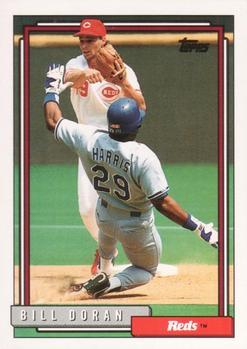 #136 Bill Doran - Cincinnati Reds - 1992 Topps Baseball