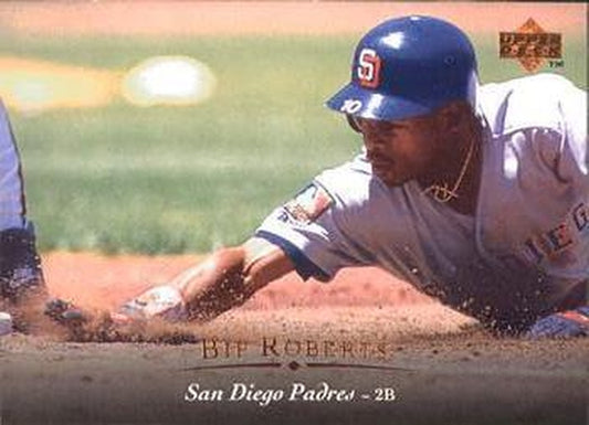 #136 Bip Roberts - San Diego Padres - 1995 Upper Deck Baseball