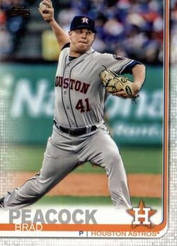 #136 Brad Peacock - Houston Astros - 2019 Topps Baseball
