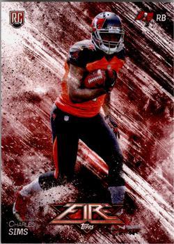 #136 Charles Sims - Tampa Bay Buccaneers - 2014 Topps Fire Football