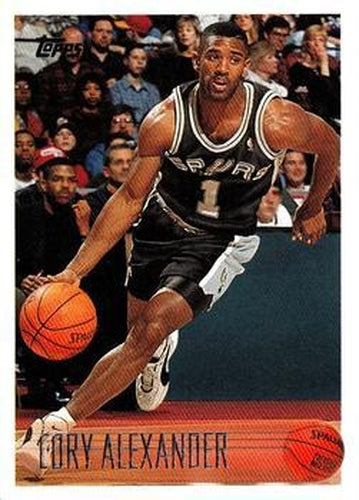 #136 Cory Alexander - San Antonio Spurs - 1996-97 Topps Basketball