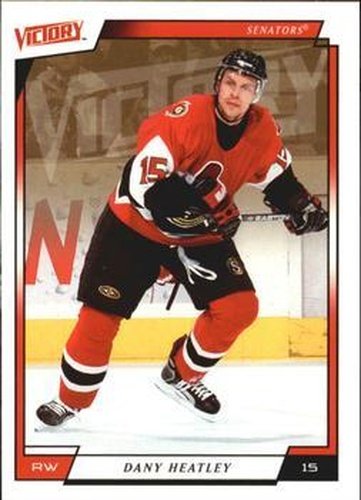 #136 Dany Heatley - Ottawa Senators - 2006-07 Upper Deck Victory Hockey