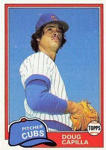 #136 Doug Capilla - Chicago Cubs - 1981 Topps Baseball