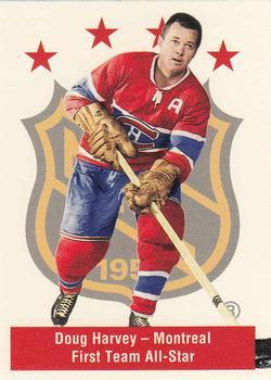 #136 Doug Harvey - Montreal Canadiens - 1994 Parkhurst Missing Link 1956-57 Hockey