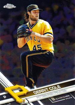 #136 Gerrit Cole - Pittsburgh Pirates - 2017 Topps Chrome Baseball