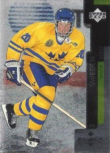 #136 Henrik Sedin  - Sweden - 1997-98 Upper Deck Black Diamond Hockey