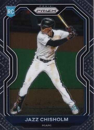 #136 Jazz Chisholm - Miami Marlins - 2021 Panini Prizm Baseball
