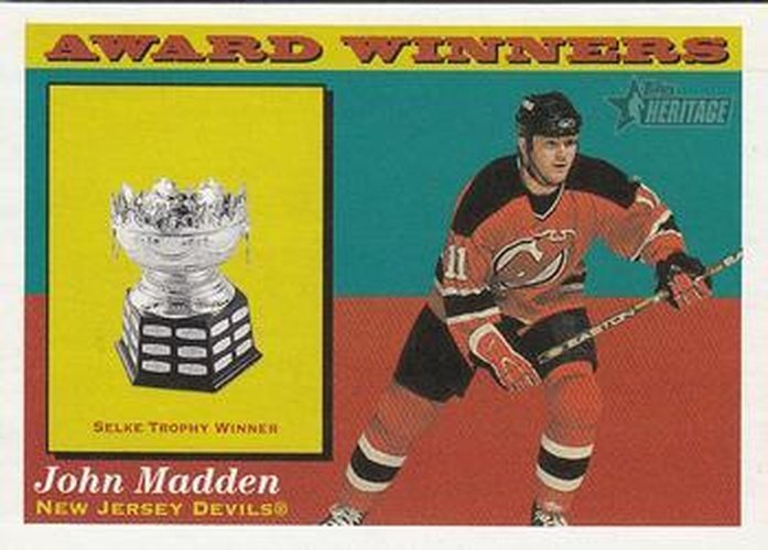 #136 John Madden - New Jersey Devils - 2001-02 Topps Heritage Hockey