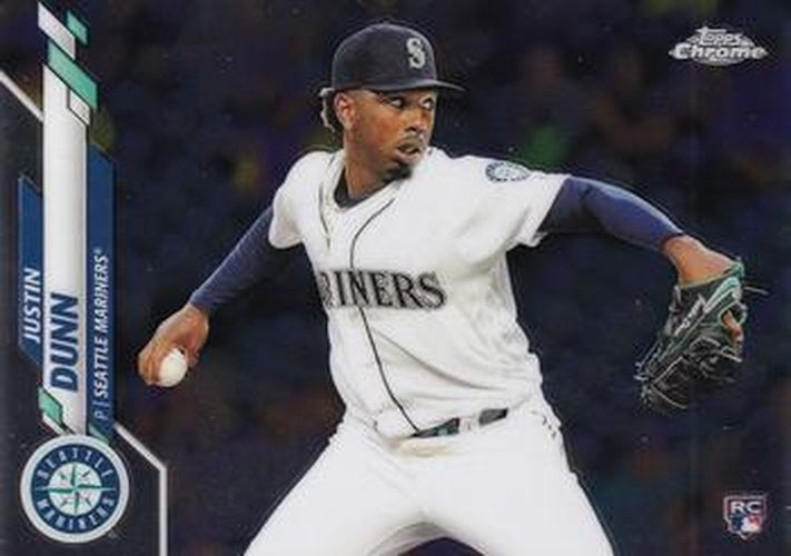 #136 Justin Dunn - Seattle Mariners - 2020 Topps Chrome Baseball