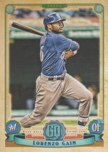 #136 Lorenzo Cain - Milwaukee Brewers - 2019 Topps Gypsy Queen Baseball