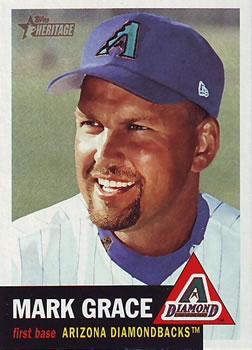 #136 Mark Grace - Arizona Diamondbacks - 2002 Topps Heritage Baseball