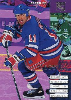 #136 Mark Messier - New York Rangers - 1994-95 Fleer Hockey