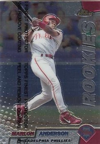 #136 Marlon Anderson - Philadelphia Phillies - 1999 Finest Baseball