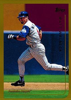 #136 Matt Walbeck - Anaheim Angels - 1999 Topps Baseball