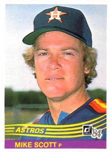 #136 Mike Scott - Houston Astros - 1984 Donruss Baseball