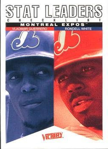 #136 Vladimir Guerrero / Rondell White - Montreal Expos - 2000 Upper Deck Victory Baseball